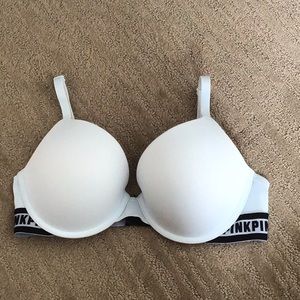 34D PINK multi-way, push-up Bra -Make offer-